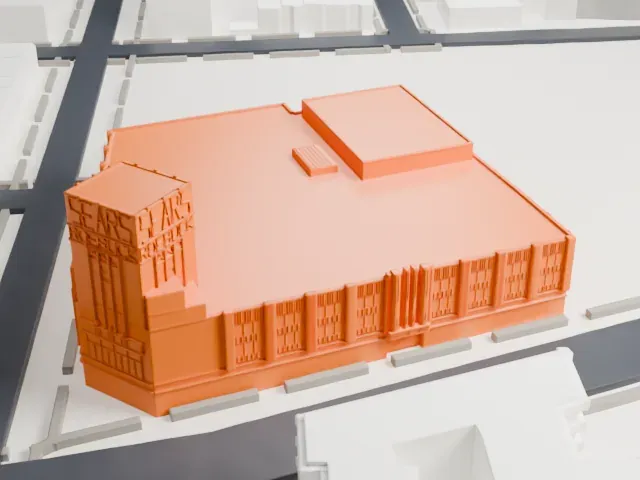 Sears Roebuck & Company Department Store, Brooklyn model, East view
