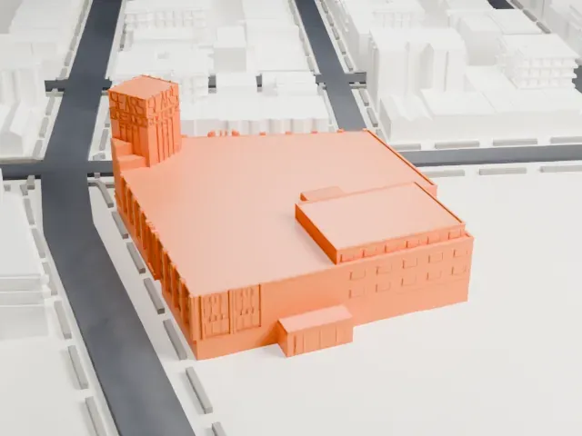 Sears Roebuck & Company Department Store, Brooklyn model, North view