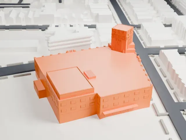Sears Roebuck & Company Department Store, Brooklyn model, West view