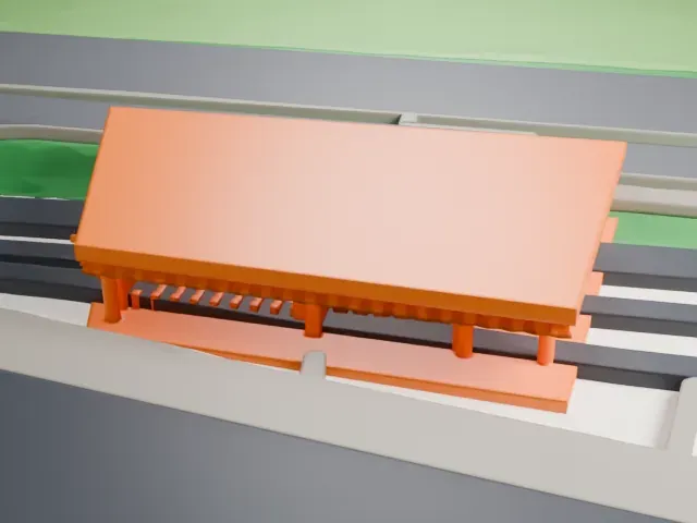 Sendagaya Station model, South view