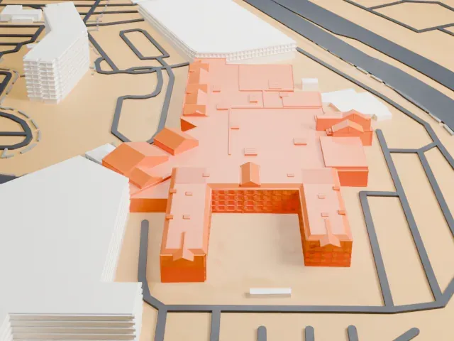 Silverton model, East view