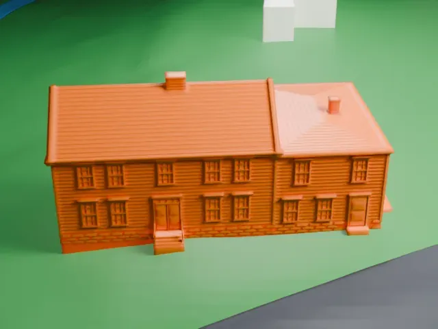 Smith Tavern model, South view