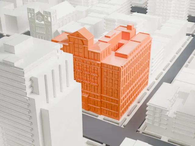Society for the Lying-In Hospital model, East view