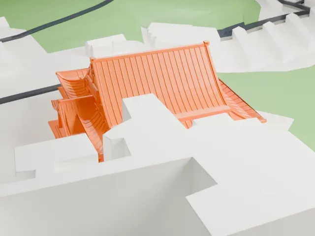 Sōji-ji model, East view
