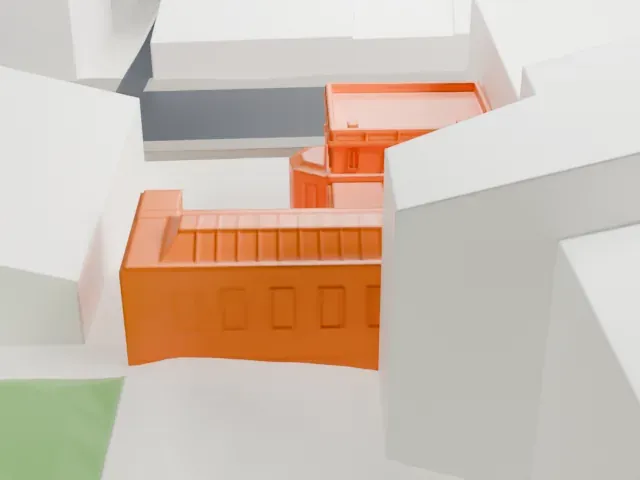 Sorolla Museum model, North view