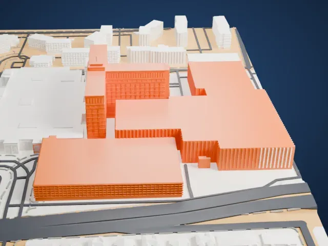 South Point Hotel, Casino & Spa model, North view