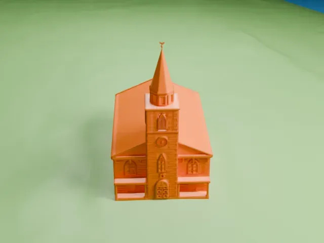South Schraalenburgh Church model, South view