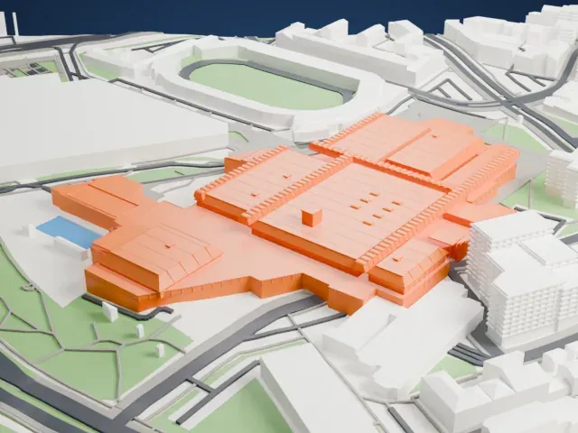 SPC Vojvodina model, East view
