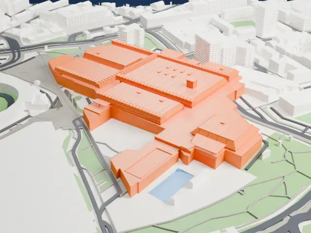 SPC Vojvodina model, South view