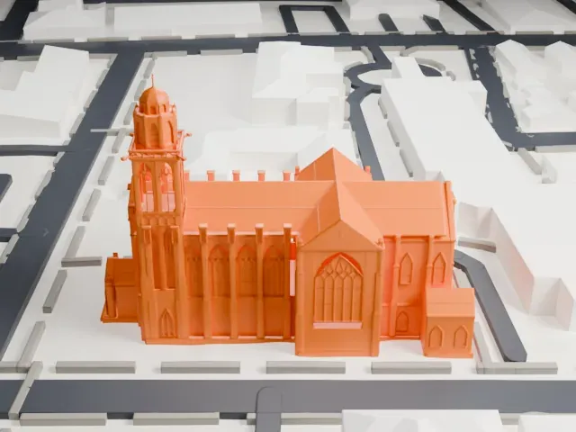 St. Agnes Cathedral, Rockville Centre model, East view