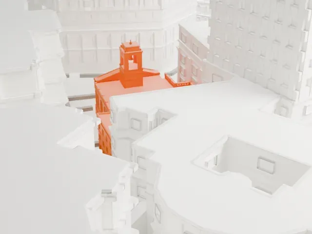 St. Andrew Church model, East view