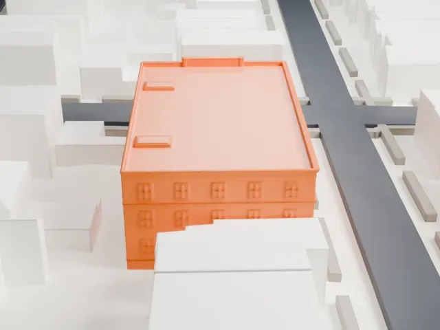 St. Anthony's Church, Bronx model, South view