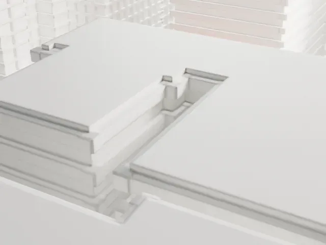 St. Ignatius of Antioch Church model, West view