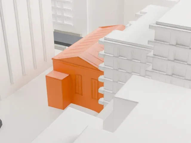 St. Illuminator's Armenian Apostolic Cathedral model, North view