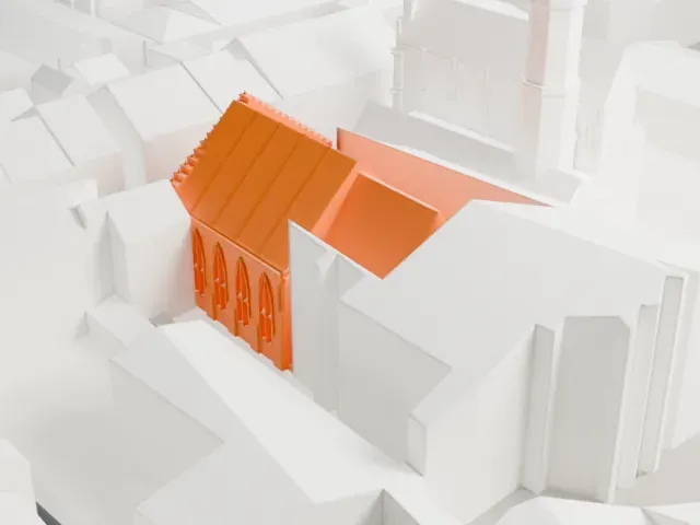 St. John's Archcathedral, Warsaw model, East view