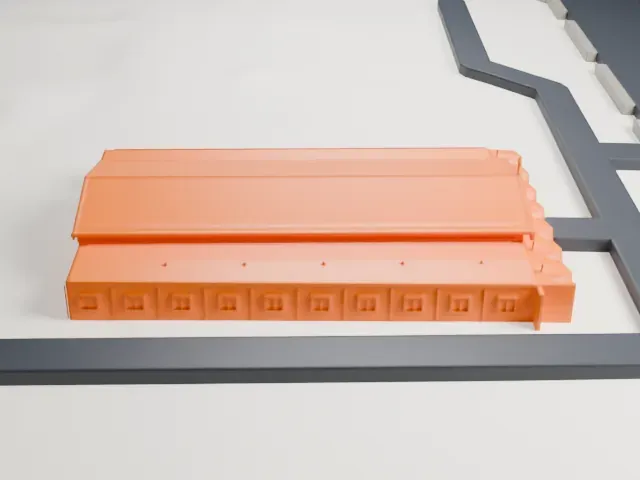 St. Mary's Episcopal Church model, North view
