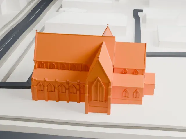 St Patrick's Cathedral, Ballarat model, North view