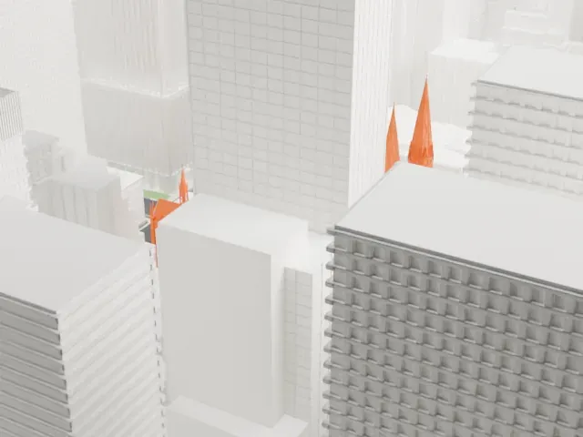 St. Patrick's Cathedral model, North view