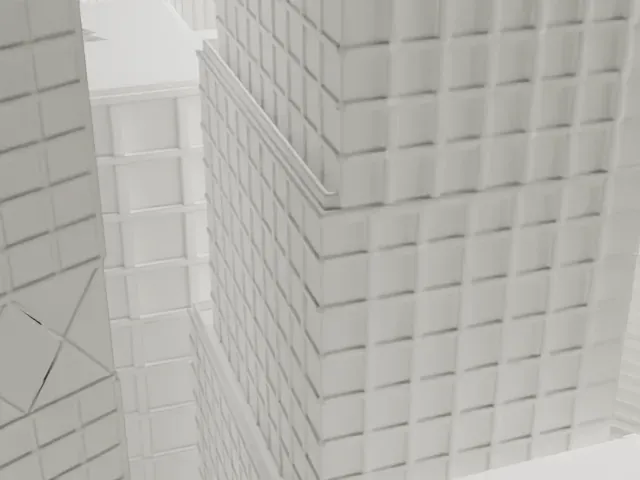 St. Paul's Chapel model, East view