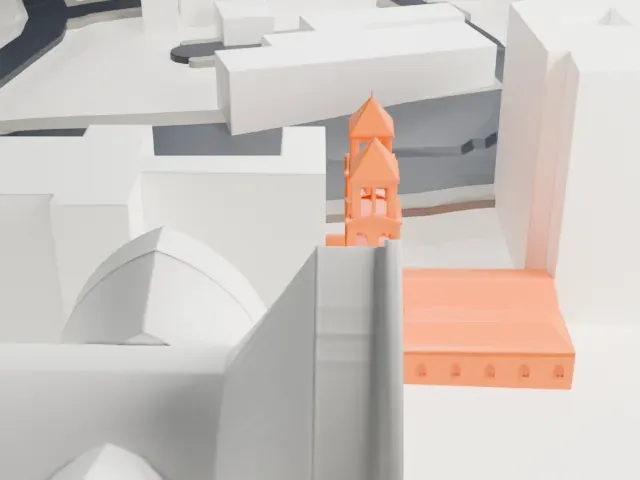 St. Peter and St. Paul's Church, Cairo model, North view