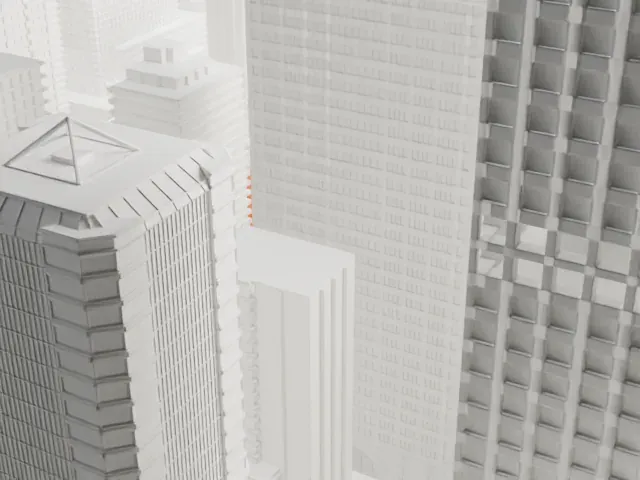 St. Regis New York model, East view