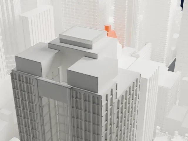 St. Regis New York model, West view