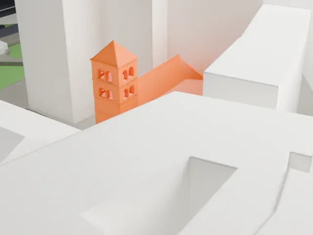 St. Rupert's Church, Vienna model, West view