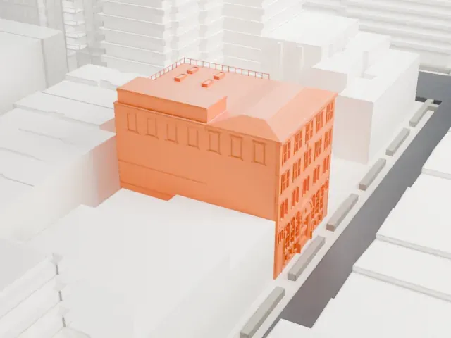 St. Stephen of Hungary Church model, East view