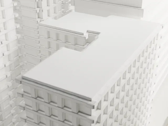 St. Thomas More Church model, East view