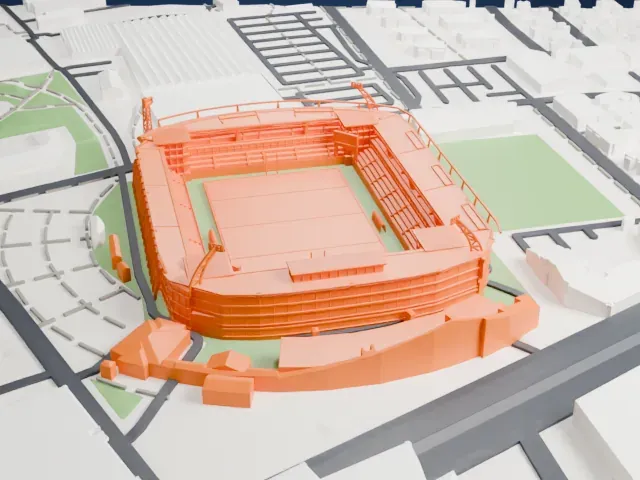Stade Marcel-Michelin model, South view