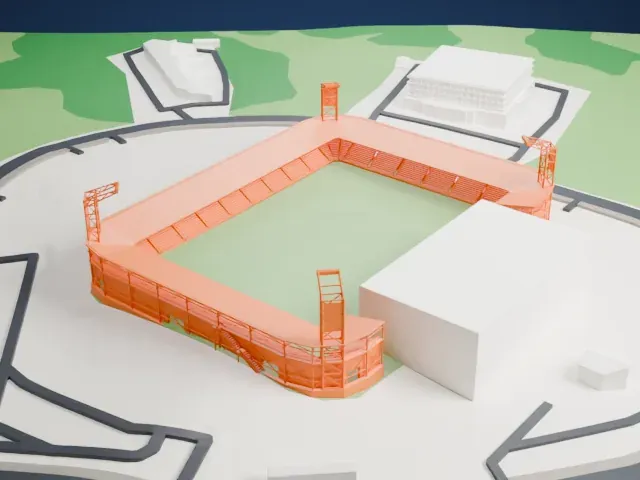 Stadio Benito Stirpe model, North view