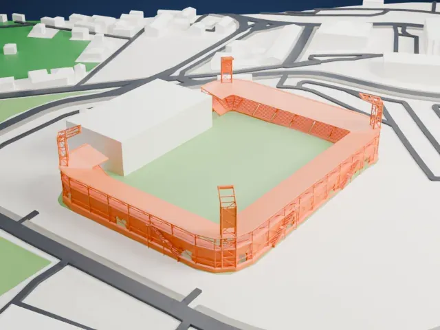 Stadio Benito Stirpe model, South view