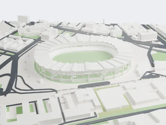 Stadio Diego Armando Maradona model, West view