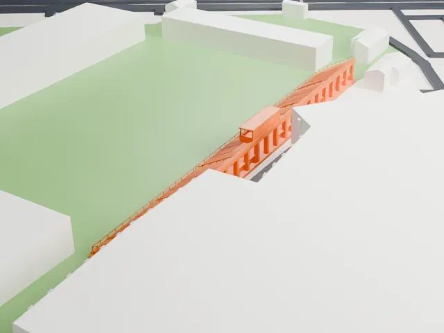 Stadio Ezio Scida model, South view