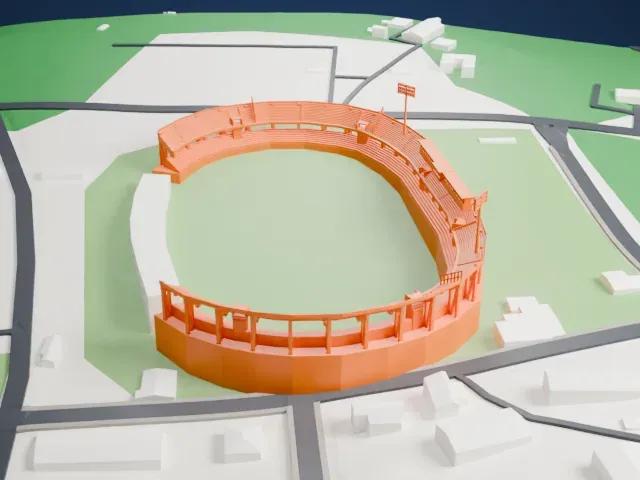Stadio Partenio-Adriano Lombardi model, South view