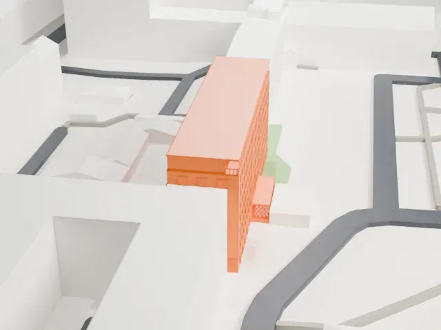 Stasimuseum model, North view