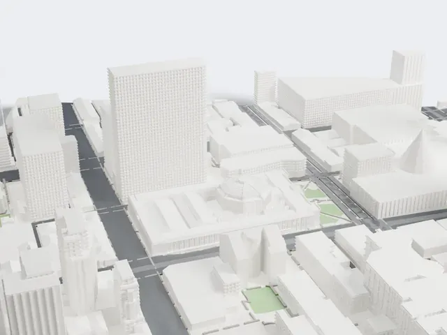 State Library Victoria model, North view