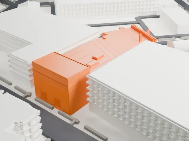 State Theatre, New Brunswick model, East view