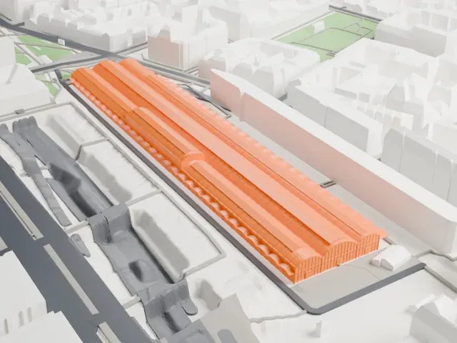 Station F — Halle Freyssinet model, North view
