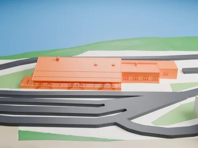 Storskog model, East view