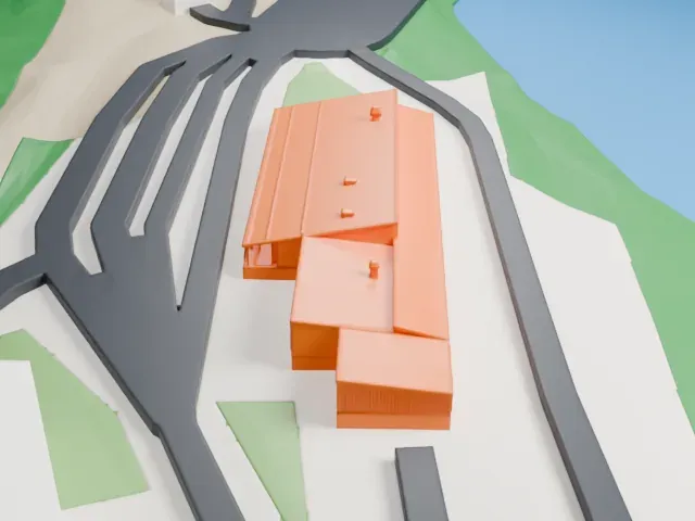 Storskog model, North view