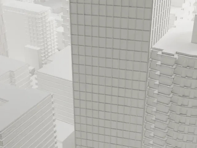 Studio 54 model, East view