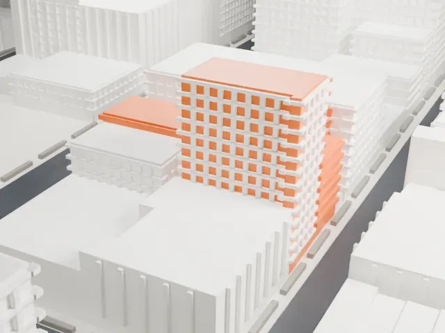 Studio Museum in Harlem model, West view