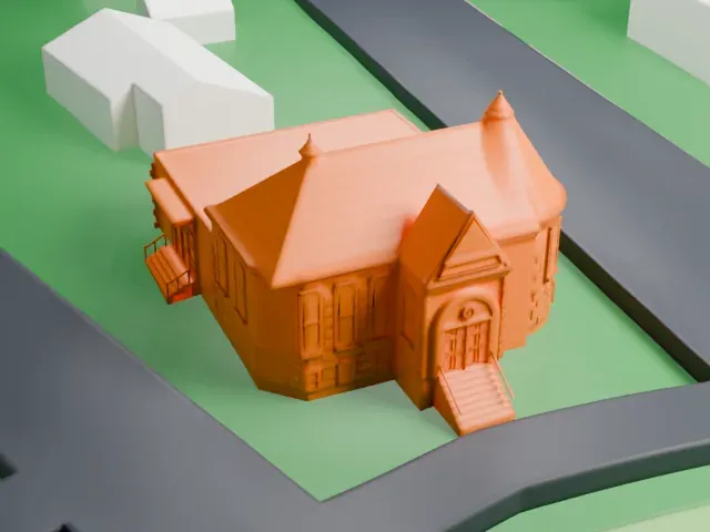 Summit Playhouse model, North view