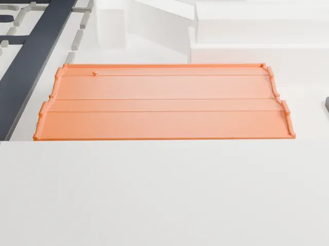 Sun Mercantile Building model, East view