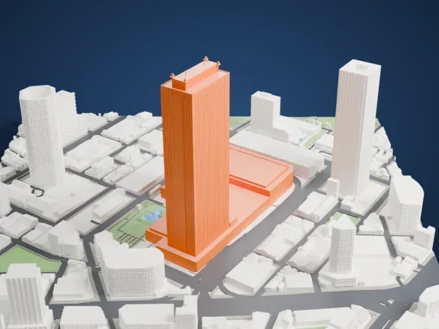 Sunshine 60 model, West view