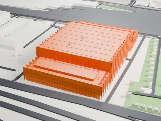 Swiss Life Arena model, North view