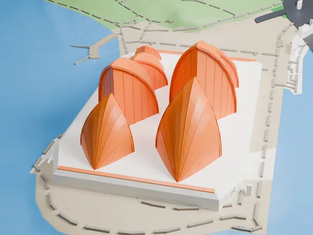 Sydney Opera House model, North view