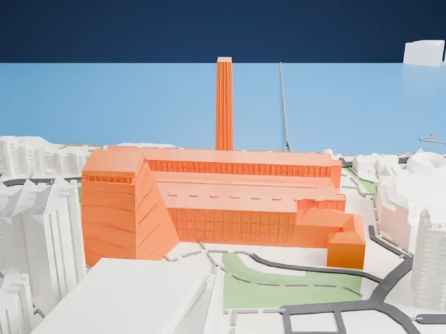 Tate Modern model, South view