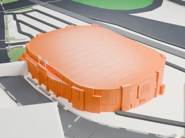 TD Station model, East view
